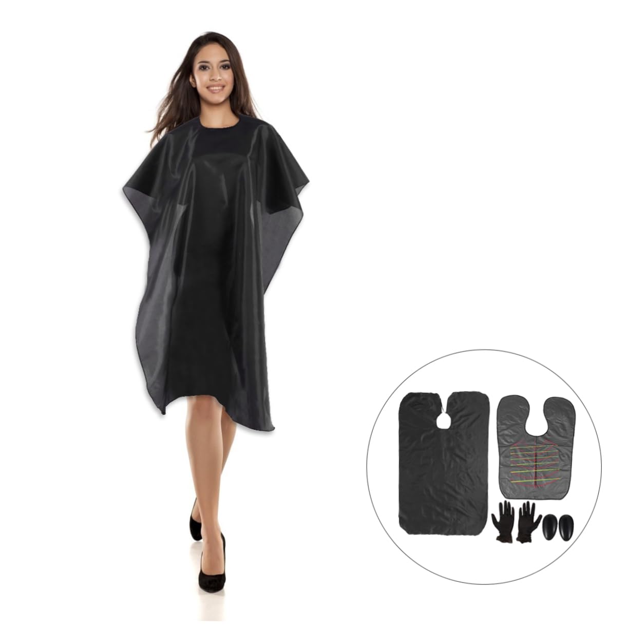 Ipetboom 4pcs Haircut Hair Coloring Kit Professional Home Use Hair Dye Tools for DIY Stylist Accessories