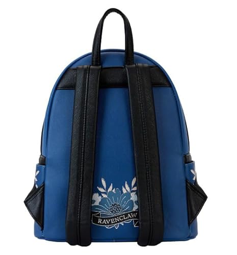 Loungefly Mochilas Warner Brothers Harry Potter Ravenclaw House Tattoo Mini Mochila Azul, Azul, One
