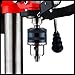 Einhell 4250670 Taladro de columna (350 W, 580 - 2650 U/min, inclinable,...