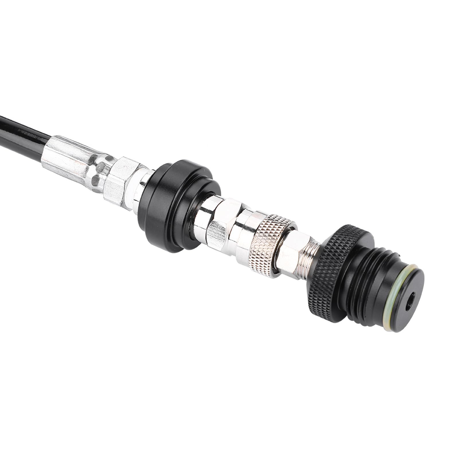 Aoresac Meilleur Tuyau de Bobine à Distance pour Marqueur de Paintball, Connexion Robuste pour Cylindre Pistolet Airsoft, Tuyau à Haut Débit avec Verrouillage Interne Systèmes