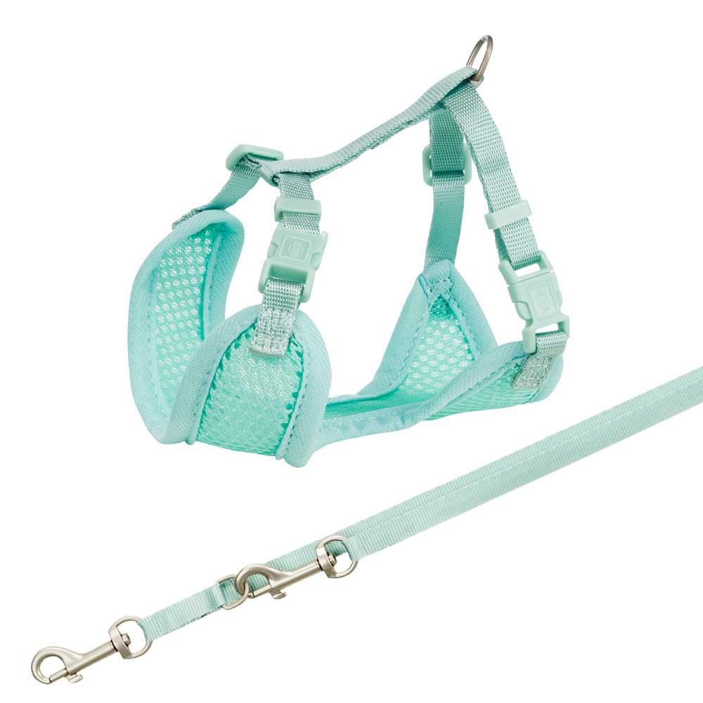 Trixie Junior Puppy Soft Harness with Leash, S–M: 26–34 cm/10 Mm, 2.00 M, Mint (B08TRFXP42) Amazon Price History, Amazon Price Tracker