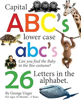 Paperback Capital ABC's lower case abc's 26 Letters in the alphabet Book