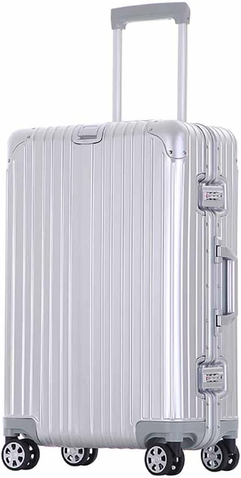 み dai] スーツケース オールアルミ合金 キャリーケース アルミ合金ボディ