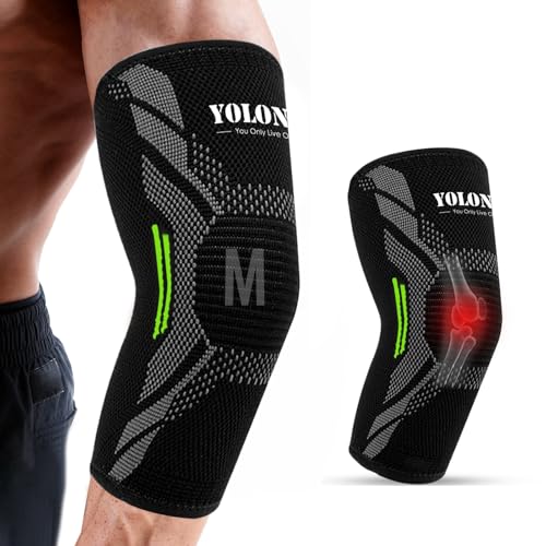 Codera Epicondilitis Hombre, Codera Epicondilitis Mujer, Codo de Tenista Epicondilitis, Coderas Para Tendinitis para Hombre y Mujer, Coderas de Deportivas Para Tenista, Fitness, Golfista (Negro, M)