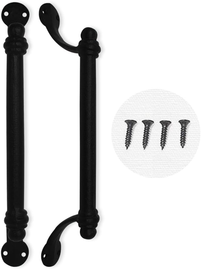 Rustic Exterior Barn Door Handle - Shed Door Handle - Gate Pull, Set of 2