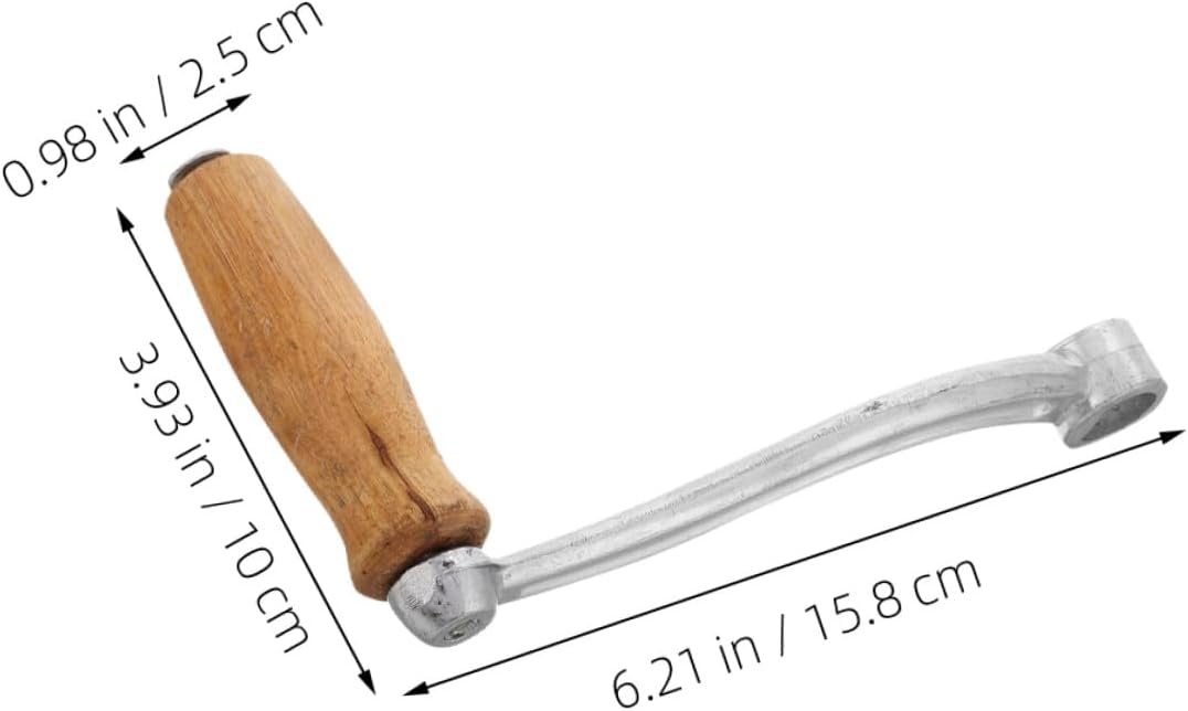 Manual Meat Grinder Hand Crank Handle Replacement Heavy Duty Steel Meat Mincer Crank for Kitchen Food Grinder Tool for Home Cooking