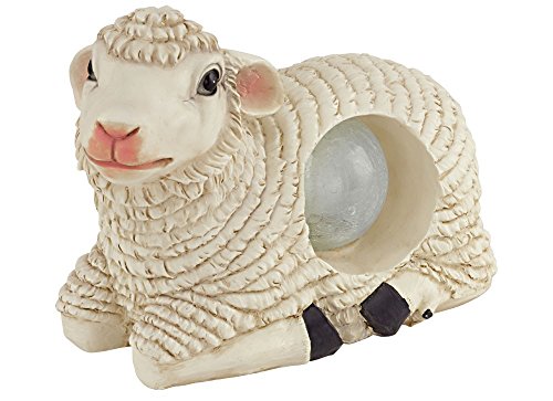 Preisvergleich Produktbild Hochwertige LED Solarleuchte in Form eines Schafes