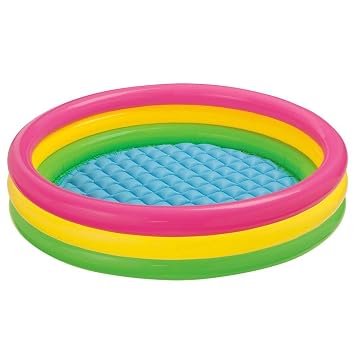 Intex Inflatable Water Pool 4 ft (Diameter) Kids Fun/Bath Activity Water Pool by Intex for Fun Activities!
