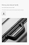 YYW 100% Toutes les valises en aluminium, 20 Sac à bagages de pouce avec TSA Verrouillage, roues silencieuses (argent, 20-Inch)