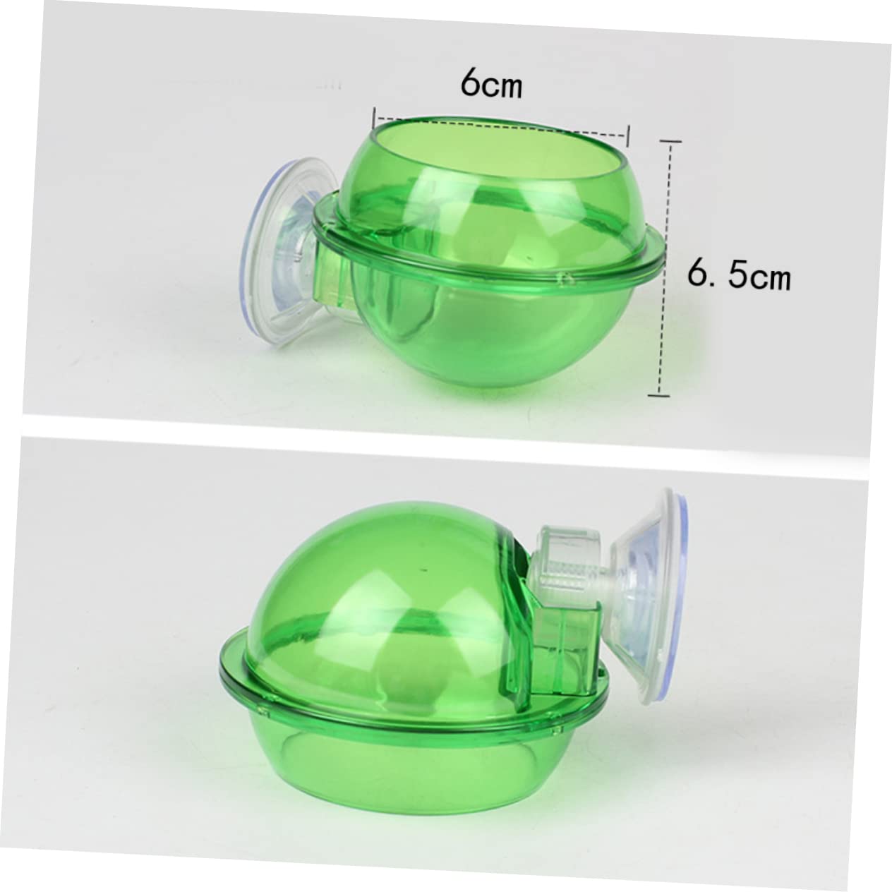 Mipcase 1pc Lizard Feeding Bowl with Suction Cup Durable Small Reptile Drinking and Food Container for Lizards Turtles and Other Small Reptiles