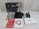 Wii Black Console with New Super Mario Brothers Wii and Music CD - Standard Edition
