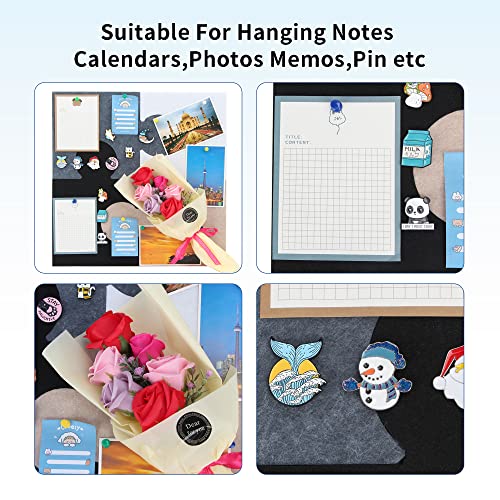 Joymomo Bulletin Board Felt Pin Board Wall Mounted Pack Of 4, Pin Display Board Splicing Diy Bulletin Board For Hanging Notes, Calendars,Photos Memos,Pin (Without Accessories) #TOP3