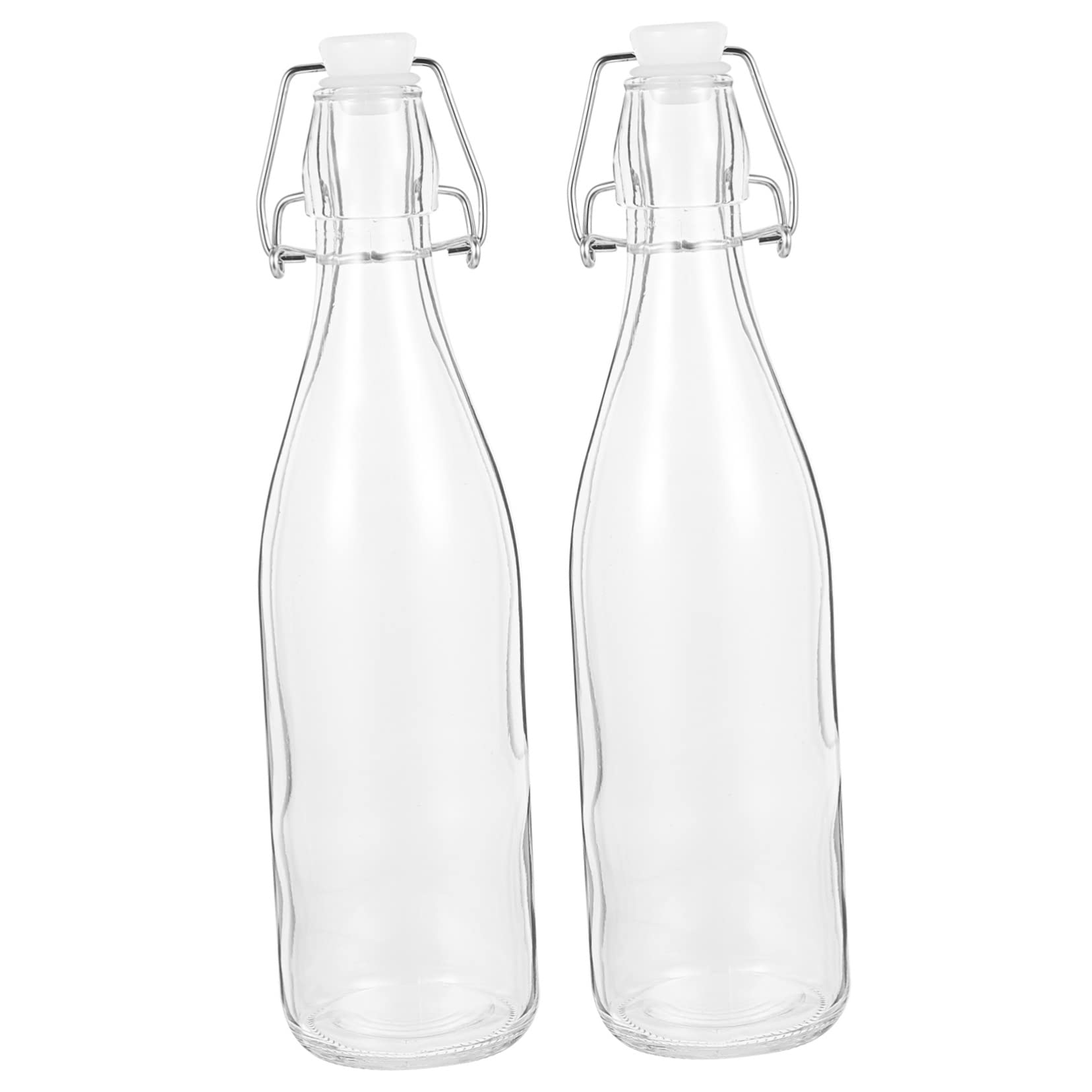 LABRIMP Bottiglia a Scatto in Vetro 500ml, Set 2 Pezzi per Vino
