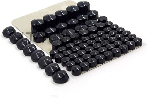 Miniatura 5 de HTTMT MT247-003-BK Tapas Superiores de Pernos Negros Compatibles con Harley Davidson Dyna Glide Twin Cam 1991-2012