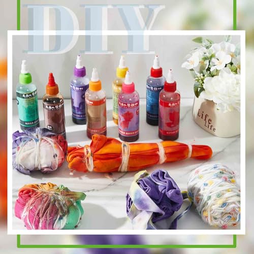 Silkfly 6 Pcs White Cotton Makeup Bags for Tie Dye Bulk Items Things to Tie Dye Kit for Large Groups White Travel Toiletry Bag Cosmetic Organizer Pouch with Zipper Party Supplies by Silkfly - Image 4