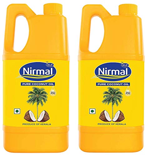 Image of KLF Nirmal 100% Pure Coconut Oil, 1L Jar + KLF Nirmal 100% Pure Coconut Oil Jar, 500 ml