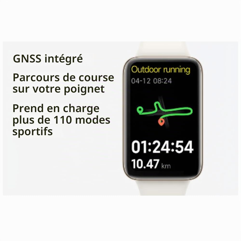 XIAOMI Smart Band 7 Pro Noir Tracker d'activité Sport, étanche, Suivi santé, 110 Modes d’Exercices, 12 Jours d'autonomie, 100 Cadrans - Version FR