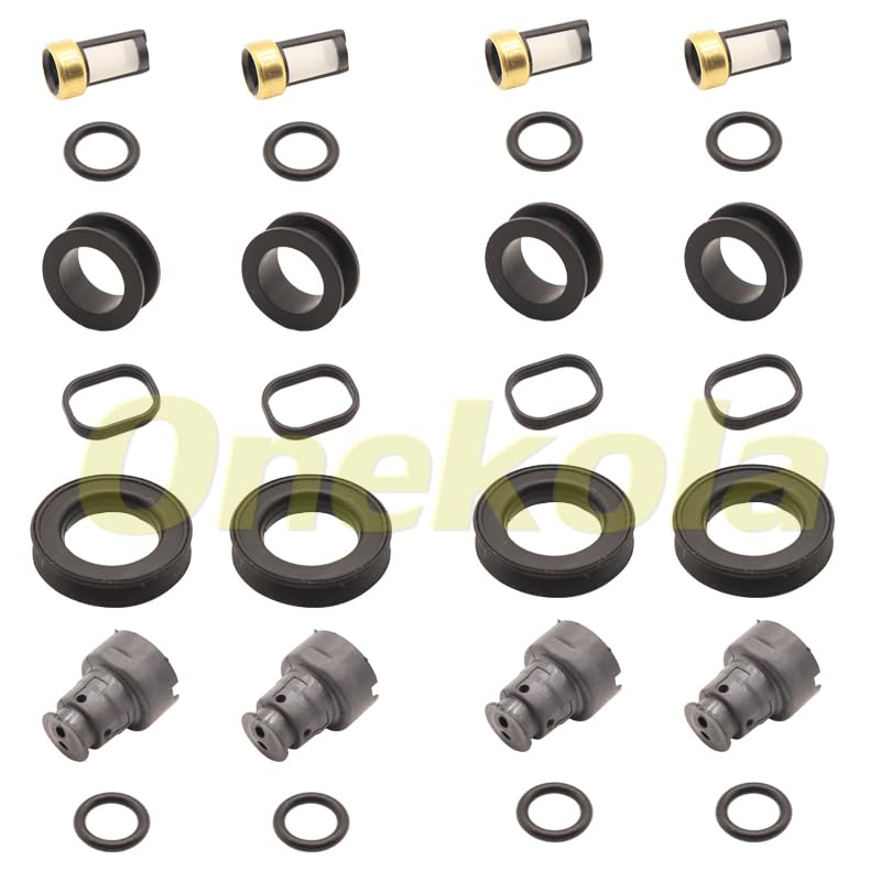 Fuel Injector Seal O-Ring Kit Seals Filters for Lexus GS430 LS430 LS430 4.3L Engine 2002-2007 23250-50030 - (Color: 20 Piece Set)