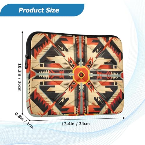 Funda para laptop 13-14 pulgadas impermeable con diseño Totem Indio miniatura 3
