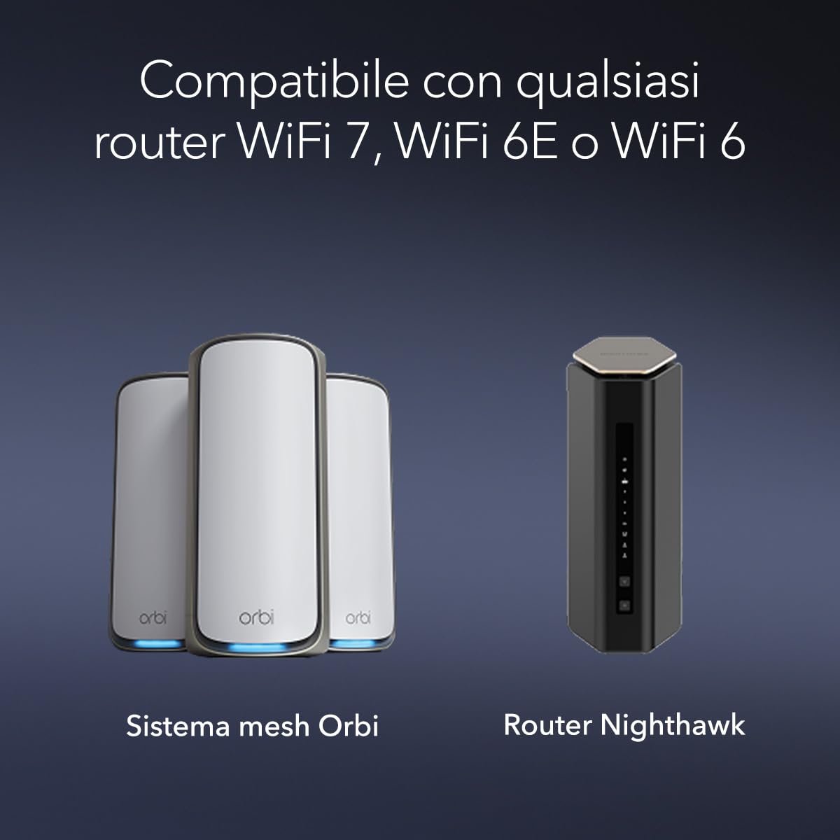 NETGEAR Nighthawk Unità flash WiFi 7 A9000 Adattatore USB 3.0 BE6500 Tri-Band Gigabit Speed