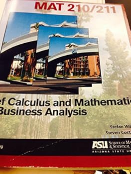 Hardcover Mat 210/211 Brief Calculus and Mathematics for Business Analysis Book