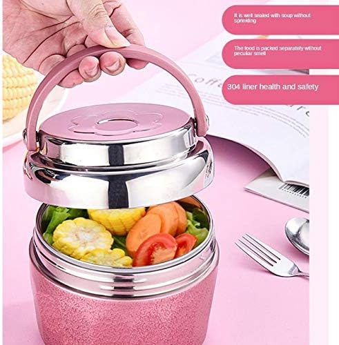 Wall 304 Stainless Steel Bucket Sealing Lunch Box Spill-proof Vacuum Thermal Insulation