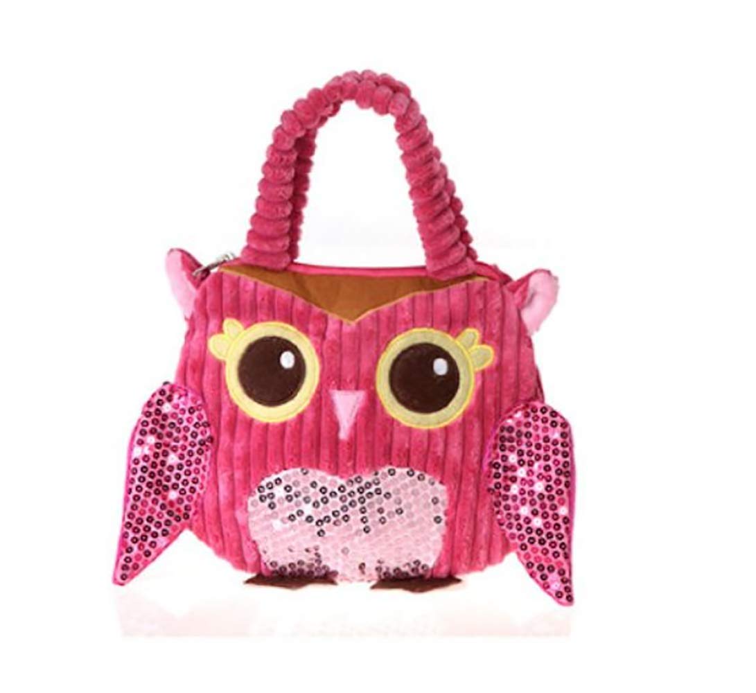 Fiesta Toys Girly Rosa Gufo Sacchetto di Mano 10" di Fiesta