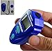 ALLOSUN-EM2271 Digital Painting Thickness Meter Mini LCD Car Coating Thickness Gauge, Blue