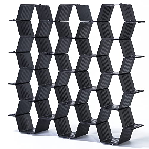 Honeycomb-Separator-Adjustable-Drawer-Organizer-Divider-for-Underwear-Belt-Scarf-Socks-Organizer-Black