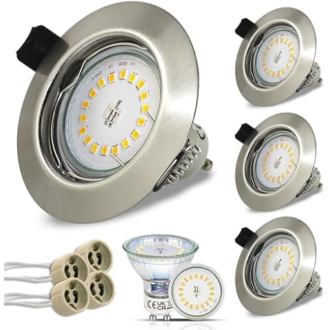 HiBay Set of 4 LED GU10 Spotlights Cover