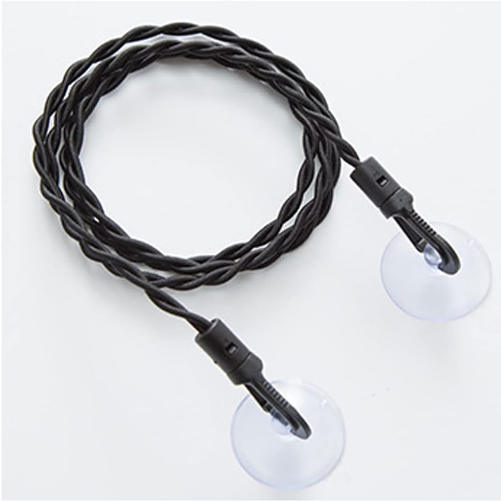 Clothesline with Elastic Suction Cups for Travel, Business, Camping, Tools, Non-Slip