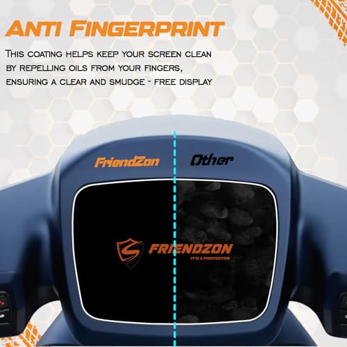 Image of Screen Guard for OLA S1 / S1 Pro / S1 Air EV Scooter | 7-Inch Digital Cluster Protector | Scratch Resistant | Anti-Fingerprint | [Not Tempered Glass]