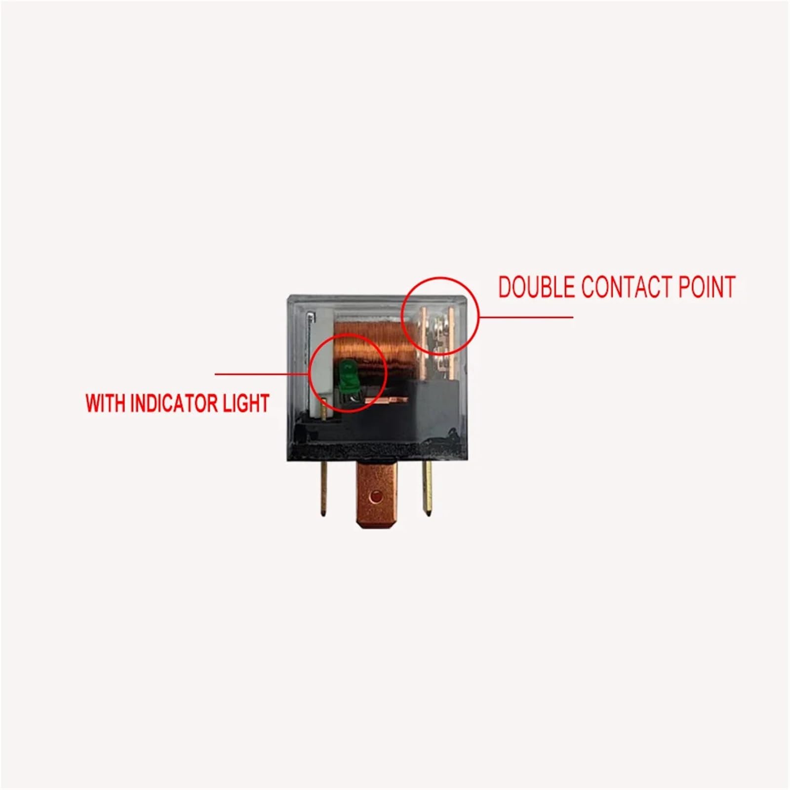 5 przekaźników samochodowych 12 V 100 A 5 Pin SPDT Wysoka pojemność przełączania urządzenie sterujące do przekaźnika samochodowego DC 24 V 1 przekaźnik do samochodu 12 V(1 szt. - 24 V 4PIN)