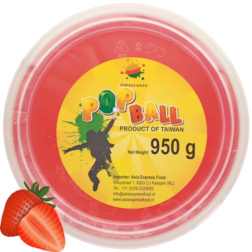 PINSHAN Popping Boba Erdbeere - 950g