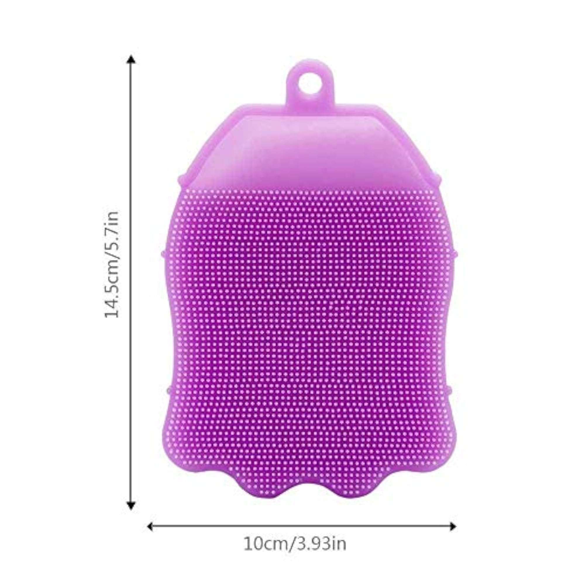 Green Silicone Bath Brush Body Scrubber