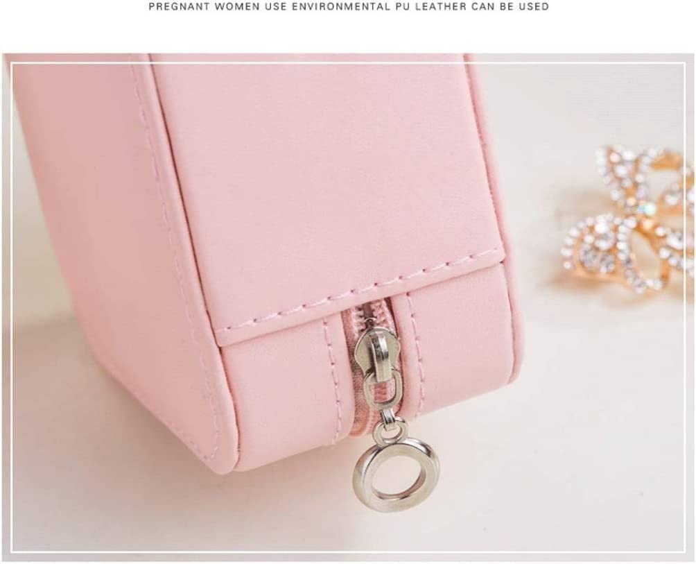 Rolin Roly Reizen Sieraden Box Kleine Sieraden Organisator Sieraden Opbergdoos Draagbare Sieraden Case voor Hanger Gespen Oorringen Ketting, PU-leer