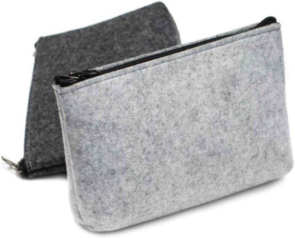 Cable Organizer Bag for USB and Hard Drive, Felt Carrying Case