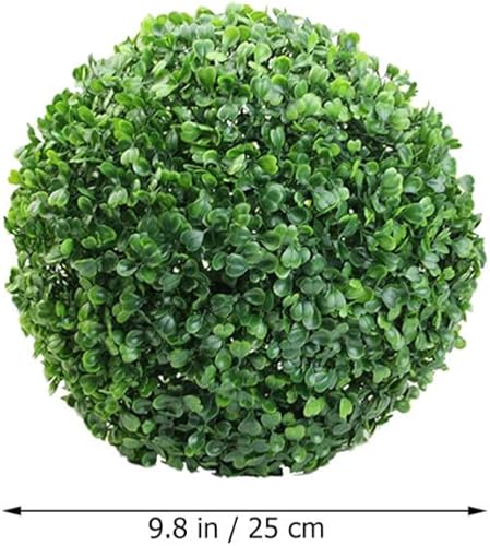 Miniatura 2 de MAGICLULU Bolas de topiario artificiales para plantas artificiales, bolas decorativas de boj sintético, bola de topiario artificial de 13.8 in para