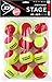DUNLOP テニスボール キッズ/ジュニア用 STAGE 3 RED1ダースSTG3RDC12DOZ レッドxイエロー