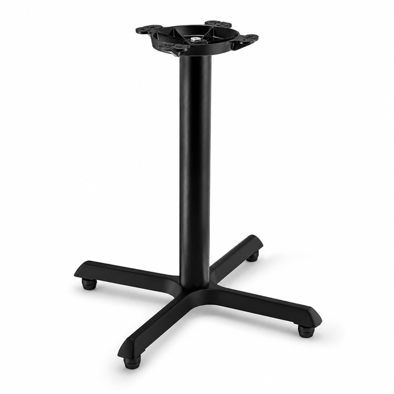 Cast Iron Table Base by Glownary – 22 Inches X 30 Inches, Cast Iron, Black, Model Flat-tech-30x30