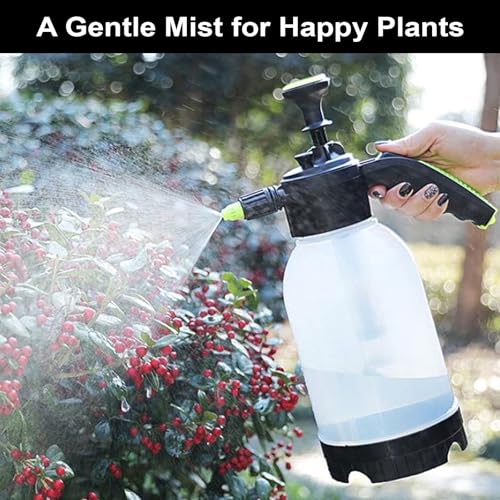 Image of Neptune Simplify Farming 2 Liter Hand Pressure Spray Bottle | Snow Foam Pump Sprayer with 2 Nozzles | Multipurpose for Garden Watering, Car Wash, Plant Care, Home & Outdoor Cleaning