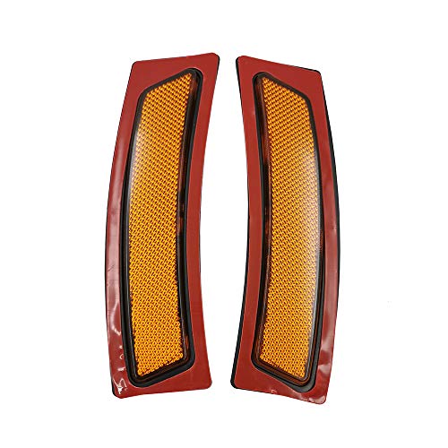 Image of Front Bumper Reflector Side Marker Lights For BMW F30 3 Series F32 F33 F36 4-Series (Amber Lens)