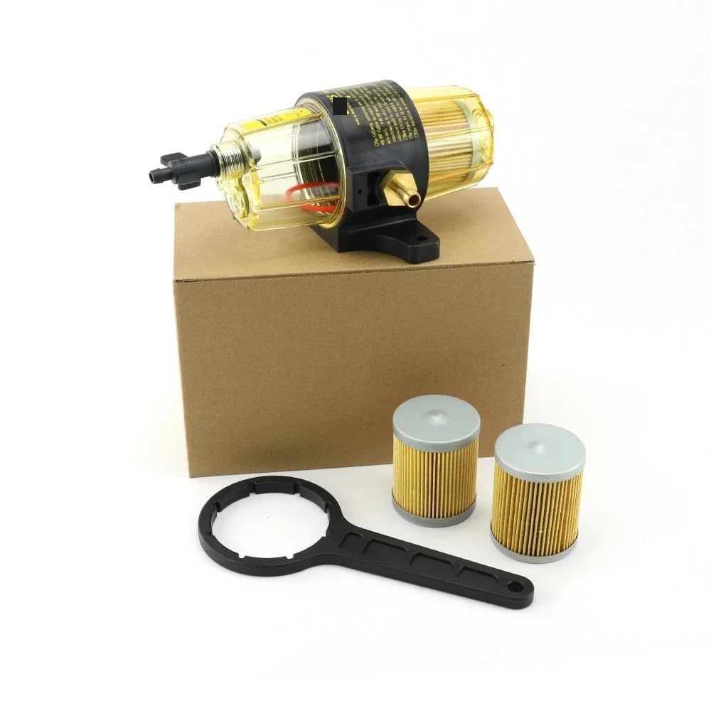Filtro De Combustible Diésel para Coche Uf-10K, Conjunto De Separador De Aguaparaelemento Filtrante con 2/4 Piezas Adicionales, Compatible con Filtros