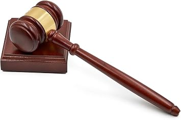 Personalized Wooden Gavel Custom Engraved Band, Optional Sound Block, Ideal Judge, Lawyer, and Graduation Gift