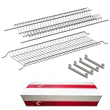 Fhuller Scolapiatti Incasso Filo Acciaio Inox (NO Cromato o Verniciato Grigio) Per PENSILE 60 INTERNO 56,4 Misura Scolapiatti 55,6-701/60XP1 Griglia Portapiatti + Bicchieri+ 4 Staffe + Scatola