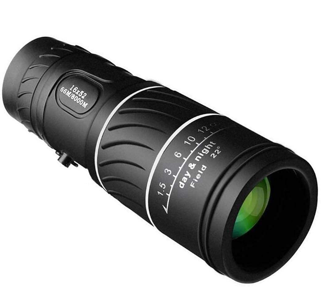 Telescopio/Monoculare 16X52 ad Alte Prestazioni, Supporto visivo Telescopio per Fotocamera per Cellulare per Birdwatching, Caccia, Campeggio/Codice Merce: WXJ-510
