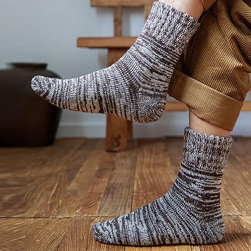 5 Pairs Mens Warm Thermal Winter Wool Socks, Breathable, Snug Fit, Soft, Comfortable, Snag Resistant4