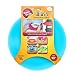 Micro Easy Grab 10" Skyblue Silicone 8 in 1: Splatter Guard, Trivet, Placemat, Jar Opener, Pot Grabber, Utensil Rest, Food Cover, Microwaveable