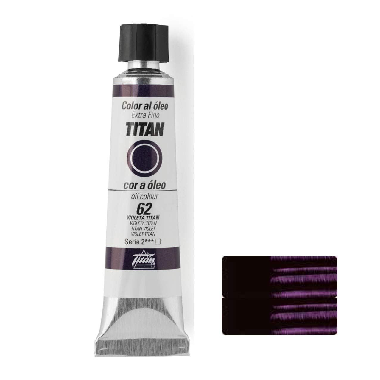 ÓLEO VIOLETA TITAN Extrafino 10 - 60ml. Nº 62