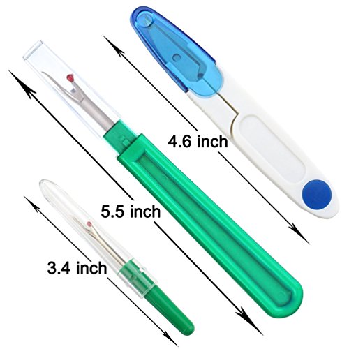 Seam Sewing Ripper Set, Kingmas 9 Pcs Thread Remover Kit Handy Stitch Ripper Sewing Tools With 1 Scissors For Opening Seams And Hems #TOP1